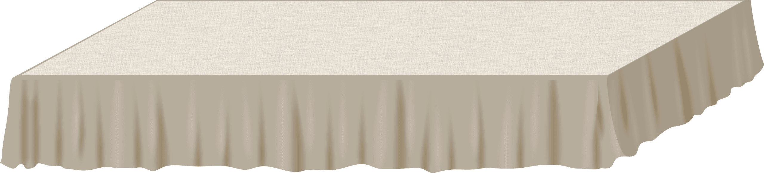 Oversized topper mattress